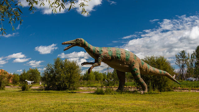 Dinosaur National Geology Park In Jiayin County