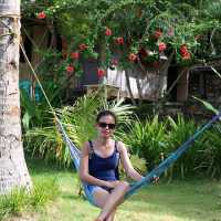 Relaxing in Banana Island
