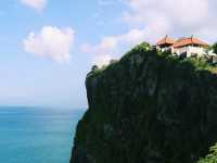 The temple at edge of the cliff