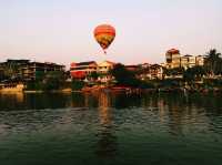 Hiking and tubing along Nam Song river 