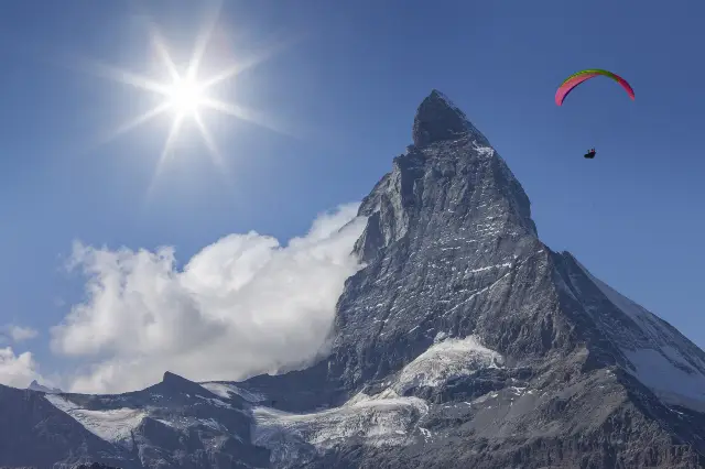 Paragliding in Zermatt
