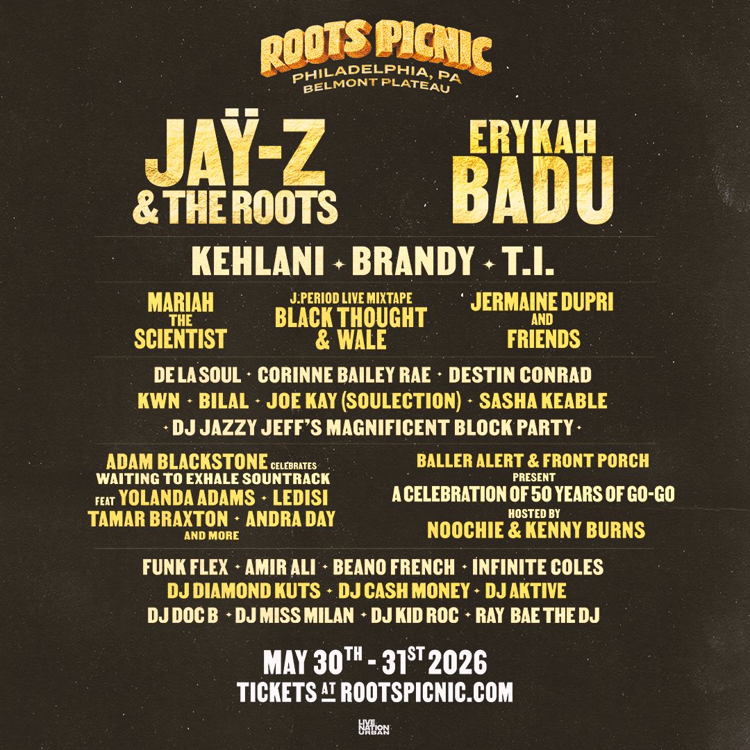 Philadelphia丨Roots Picnic 2026 | Belmont Plateau