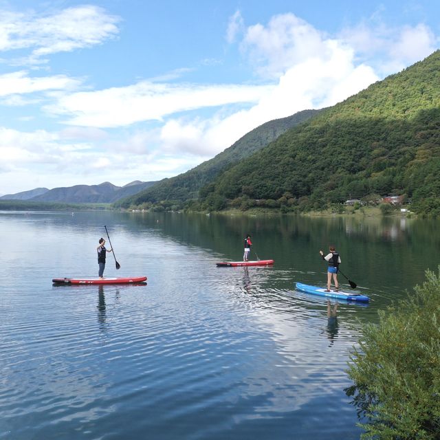 【山梨】湖を楽しめるキャンプ場