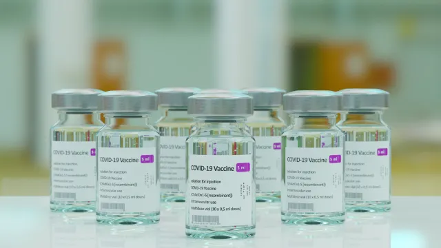 COVID-19 vaccine vials