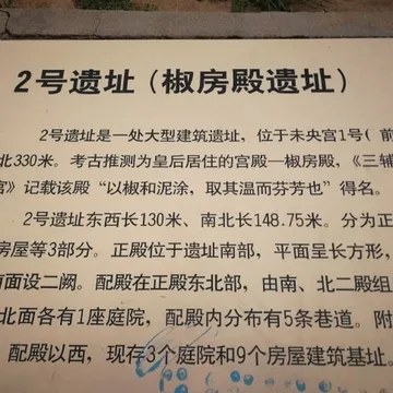 han chang an cheng wei yang gong yi zhi - jiao fang dian yi zhi