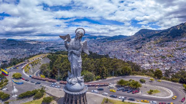 Geneva to Quito flight