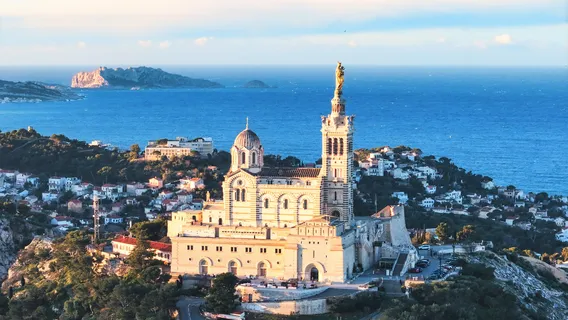 Basilica of Notre-Dame-of-la-Garde at Marseille