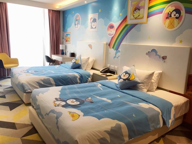 企鵝主題房@屯門悅品度假酒店