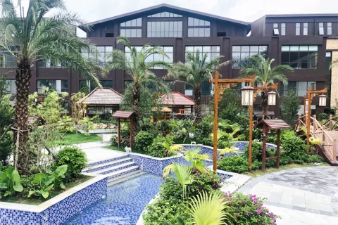 석성 삼림 온천