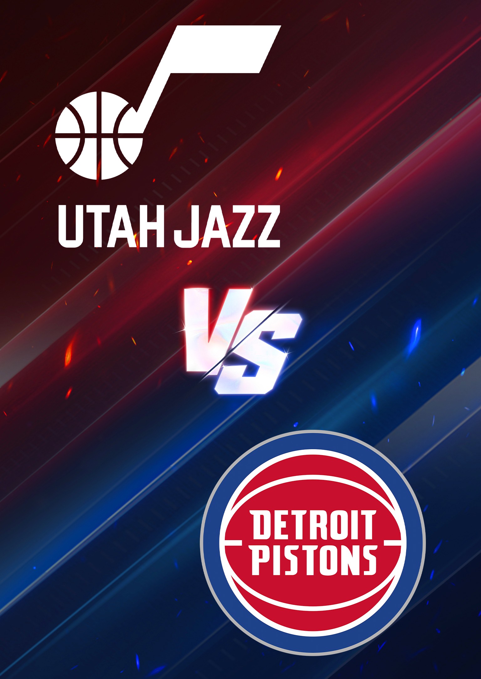 Detroit Pistons at Utah Jazz | Delta Center