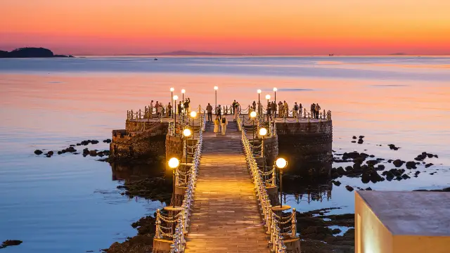 Sunsets in WeiHai