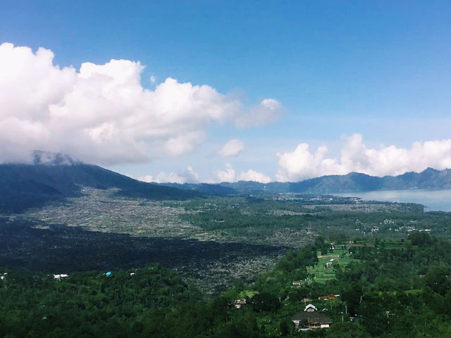 Hiking to an Indonesian mountain