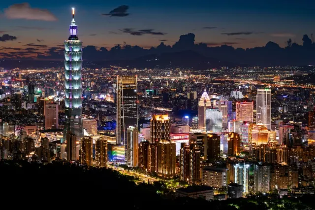 Taipei at night