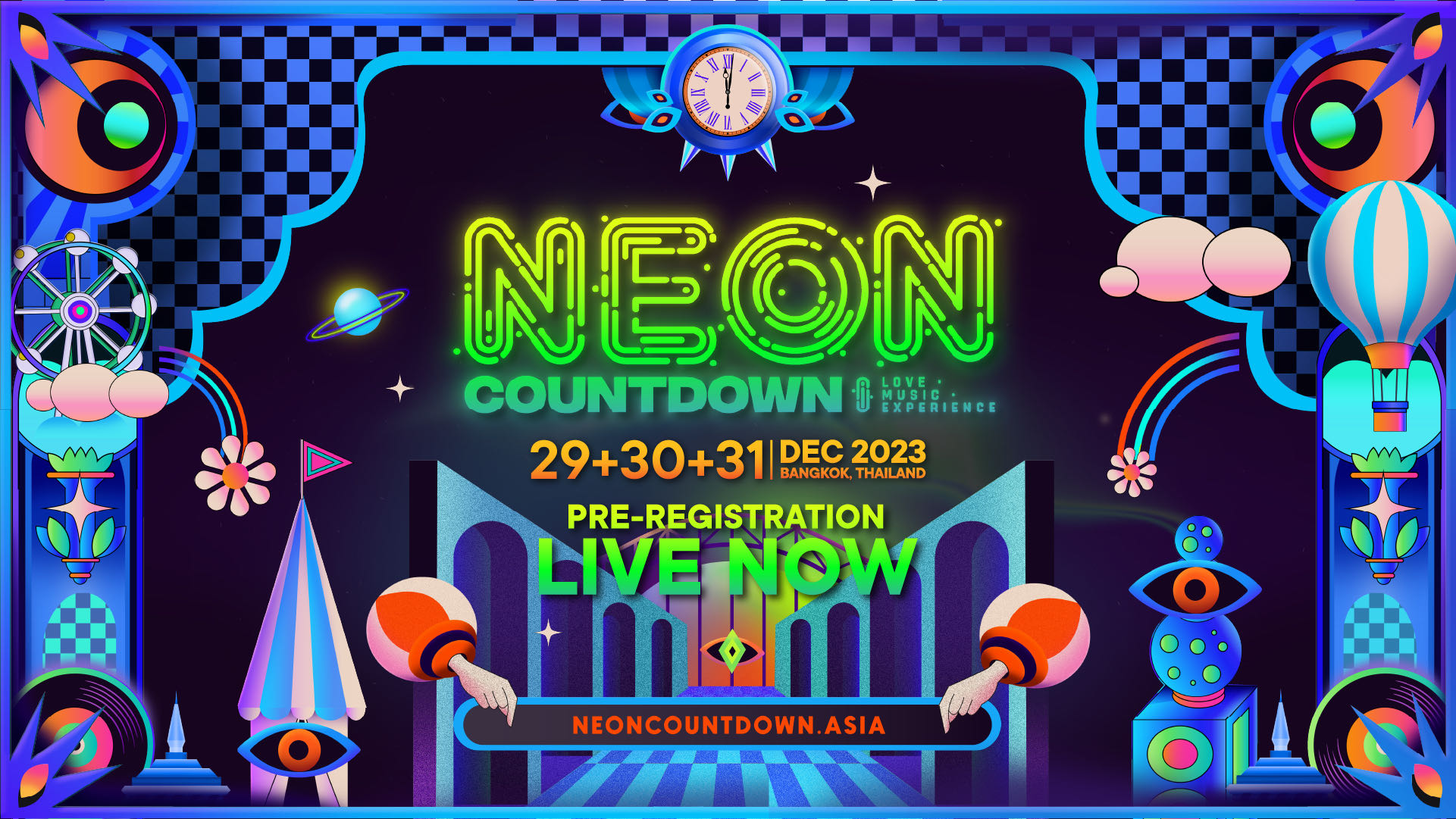 Neon Countdown Thailand 2023 | Bangkok