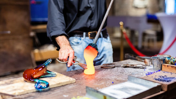 Glass making in Venice