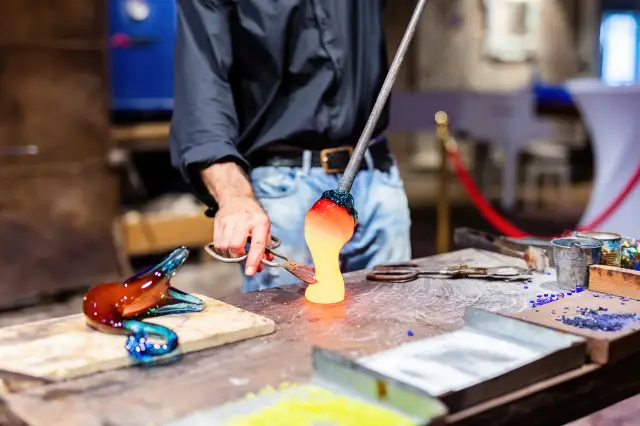 Glass making in Venice