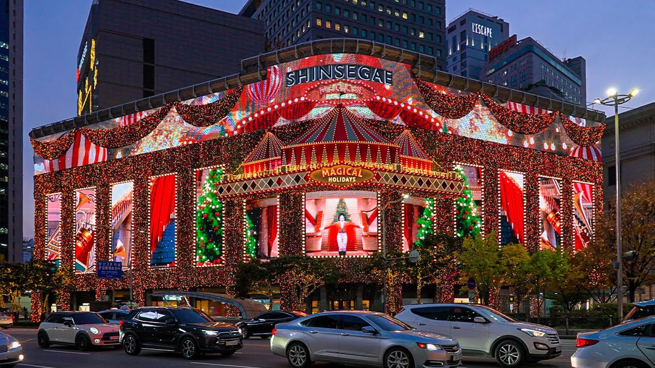 Shinsegae Christmas Lights | Seoul