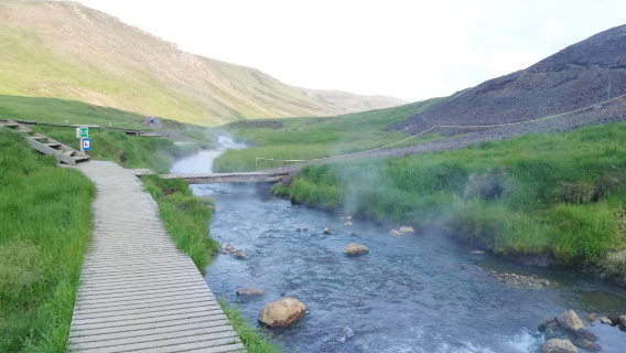 Reykjadalur Hot Spring Thermal River