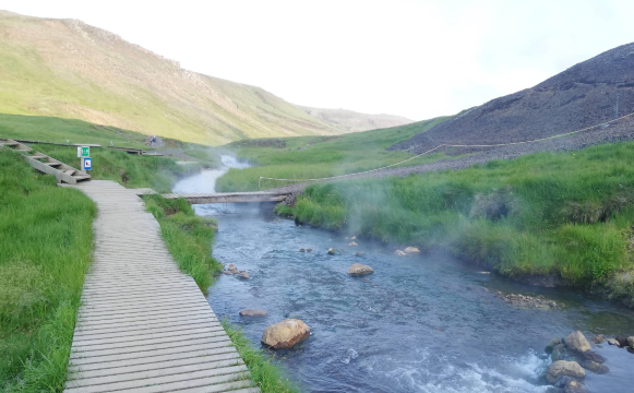 Reykjadalur Hot Spring Thermal River