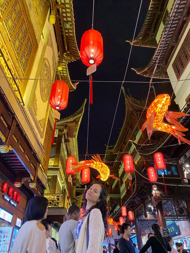 Breathtaking night walks, Yuyuan Garden