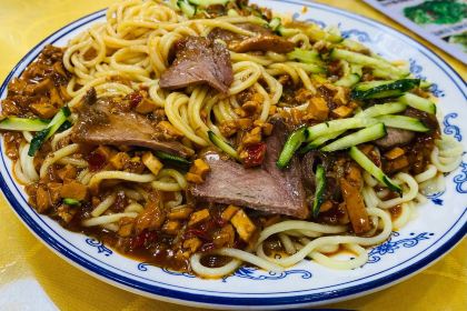 五味香·驴肉黄面·胡杨焖饼·烧烤(敦煌店)