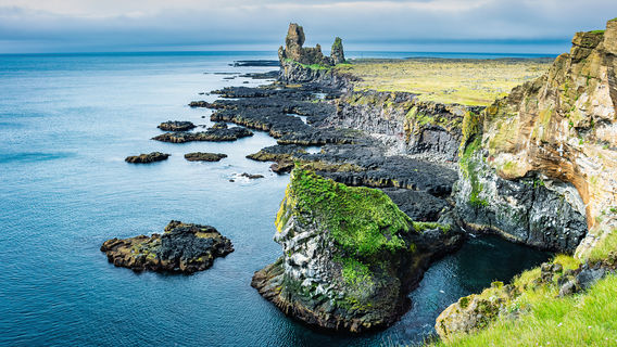 Londrangar Basalt Cliffs