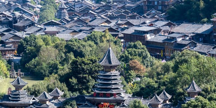 Zhaoxing Dong Village - Drum Tower Complex