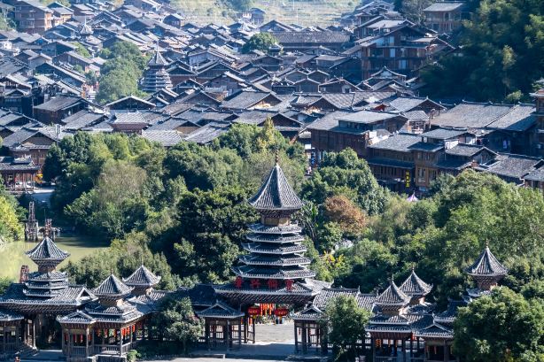 Zhaoxing Dong Village - Drum Tower Complex