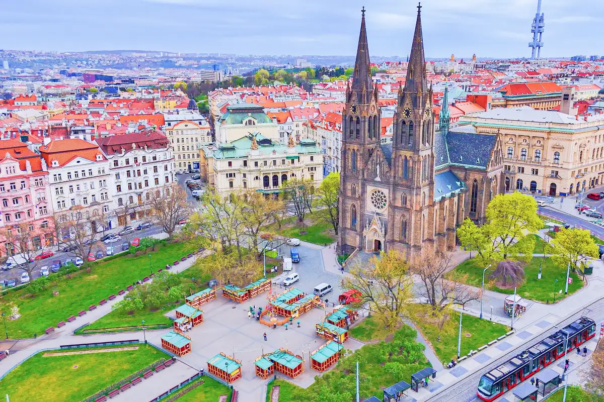 Náměstí Míru & Riegrovy sady Prag