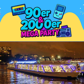 90s/2000s Party on the River Spree | Berlin