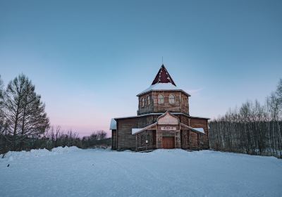 Рождественская деревня в Арктике
