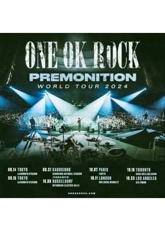 【高雄】ONE OK ROCK 2024《PREMONITION》世界巡演 | 高雄國家體育場