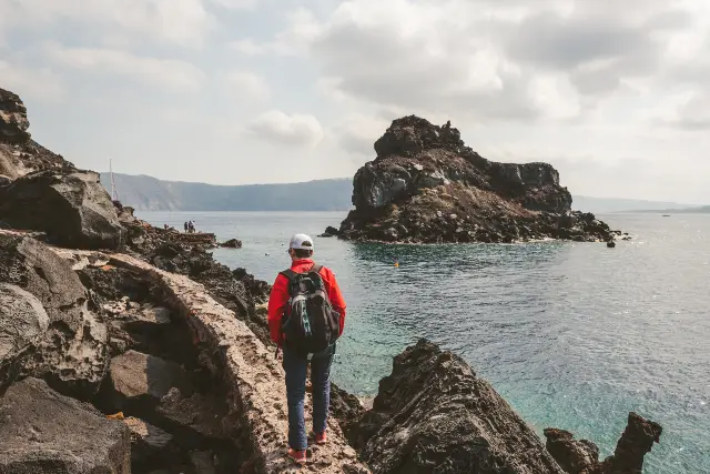 Hiking in Santorini