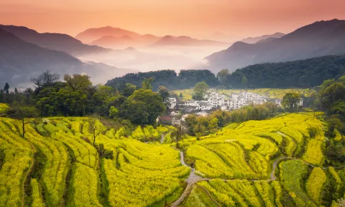 Terraced Fields Viewing in Shangrao
