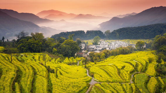 Terraced Field Sightseeing in Shangrao