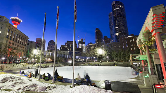 Ice Skating in Calgary