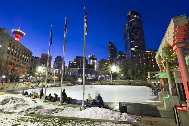 Ice Skating in Calgary