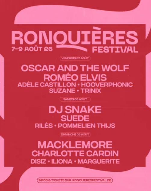 Braine-le-Comte丨Ronquières Festival 2026 | Braine-le-Comte