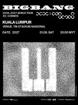 Kuala Lumpur | BIGBANG 2026-2027 WORLD TOUR < XX : COSMOS > IN KUALA LUMPUR