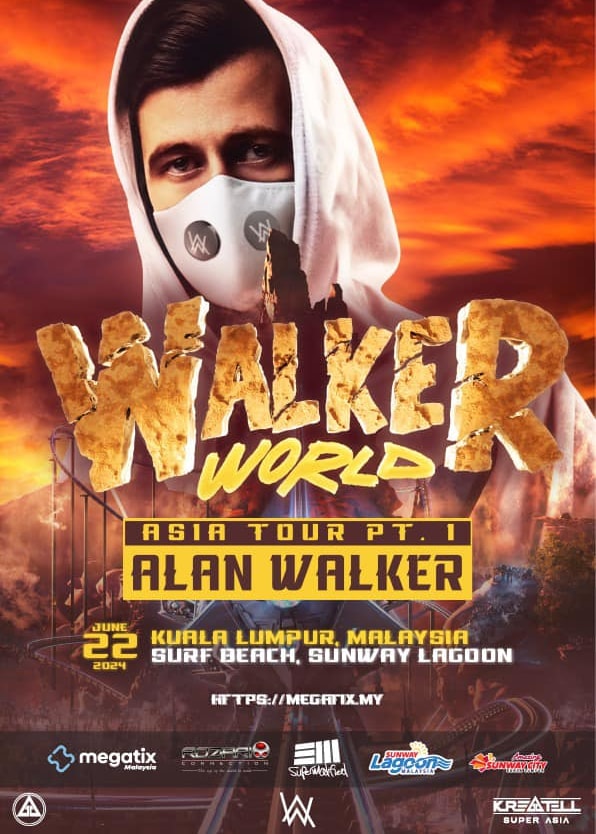 【馬來西亞八打靈再也】Alan Walker《WALKERWORLD》亞洲巡迴演唱會 | 梳邦再也