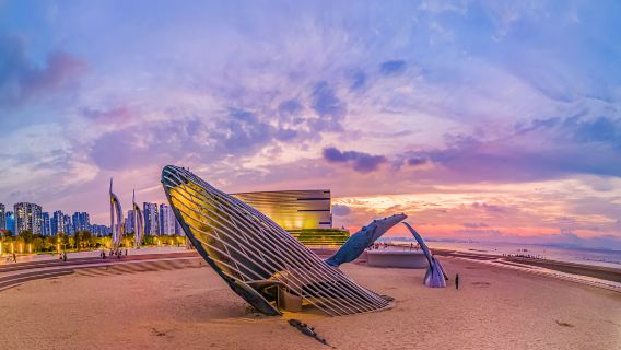 Yantai Golden Beach Lonely Whale