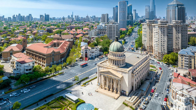 Small White Building