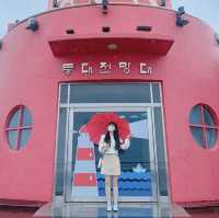 비 와서 더 좋았던, 오이도 빨강등대
