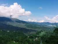 Hiking to an Indonesian mountain