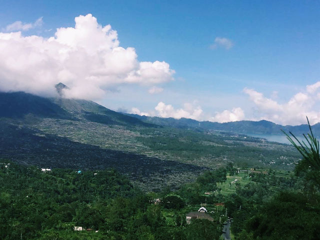 Hiking to an Indonesian mountain
