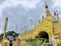 Mini Myanmar pagoda in North Sumatra