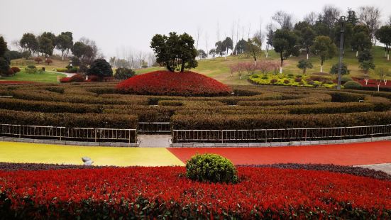 一个合肥市区公园，位于群众艺术馆对面，除了绿化很好，还在湖水