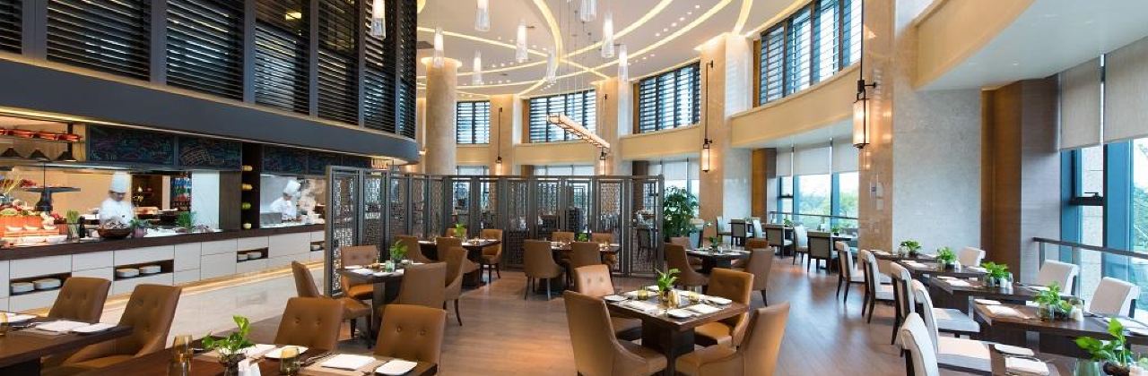 舟山希爾頓酒店·開自助餐廳