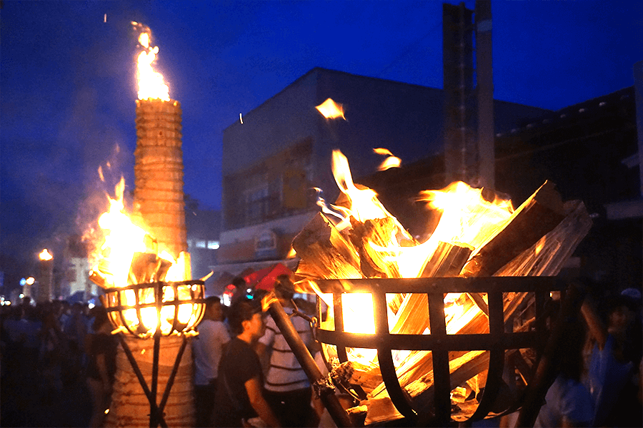 Yoshida Fire Festival | Fujiyoshida