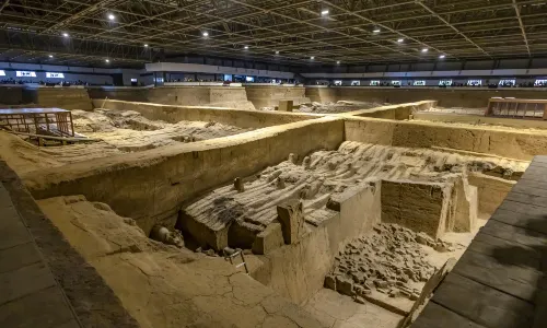 The Second Pit of the Terracotta Army of Emperor Qin Shi Huang